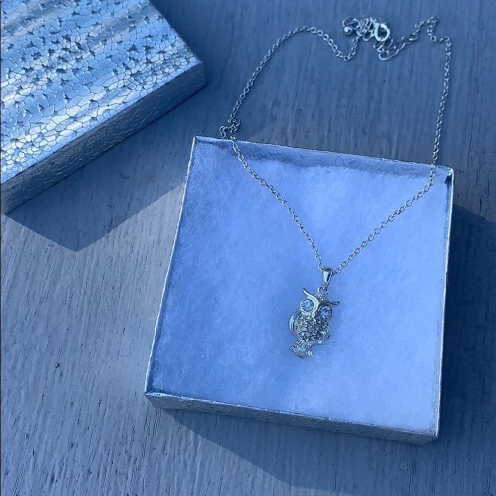 Sparkly Owl Necklace